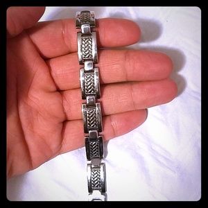 Stainless steel men's braclet